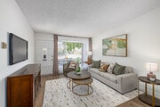 2BR, 2BA - 845SF - Living Room - Town Park Villas