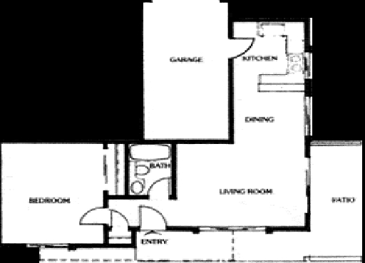 1BR/1BA - One Bedroom/Downstairs