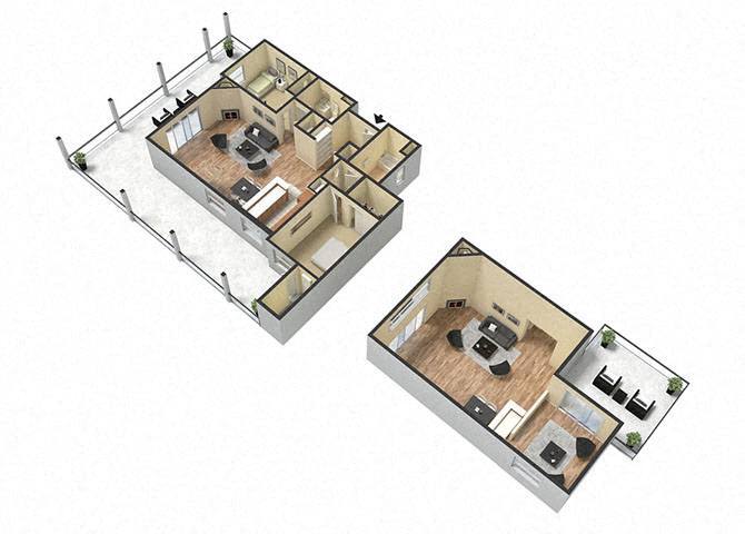 Floor Plan - Corsica Loft