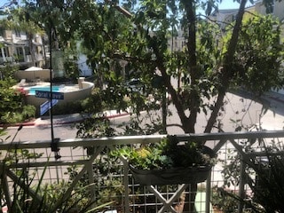 Balcony and view of the pool - 3060 Sunset Canyon Dr