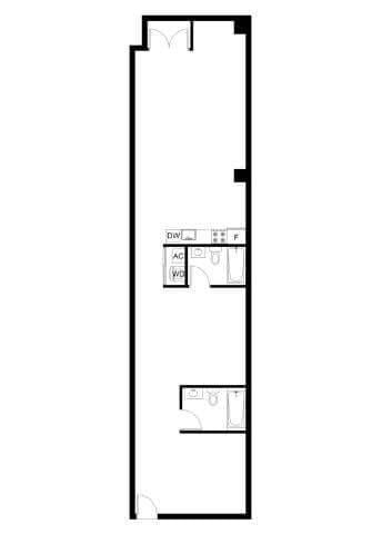Floor Plan - 2 Bedroom 2 Bath