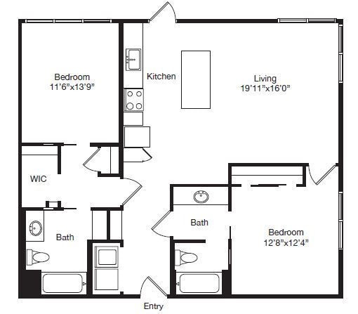 Floor Plan - B06 | 2X2