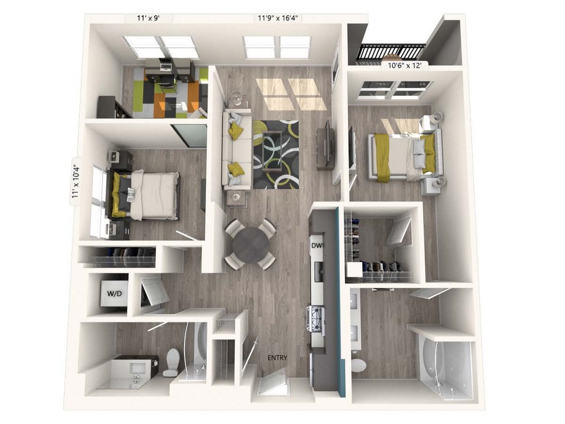 Floor Plan - B7-FinishII-Unit255