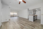 2BR, 2BA - 1,050SF - Living Room - 14400 Dickens St