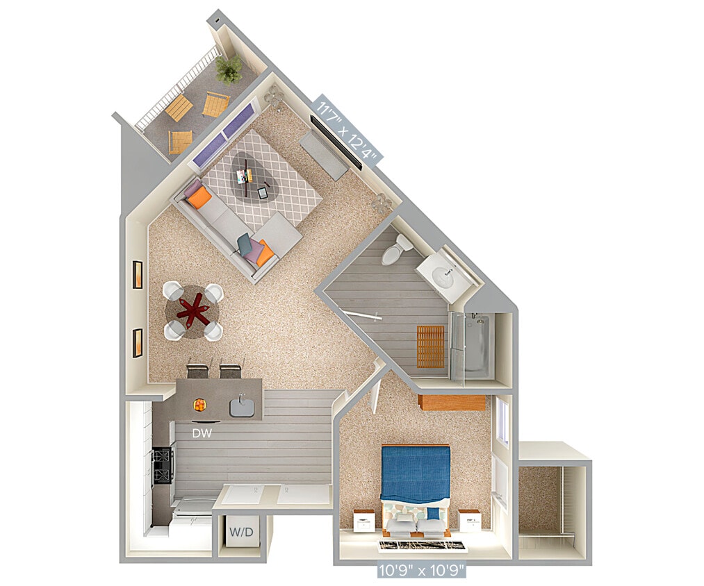 Floor Plan - S2-2-704