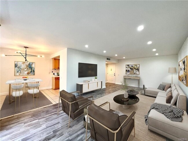 Living Room virtually staged - 4637 Willis Ave Unit 110