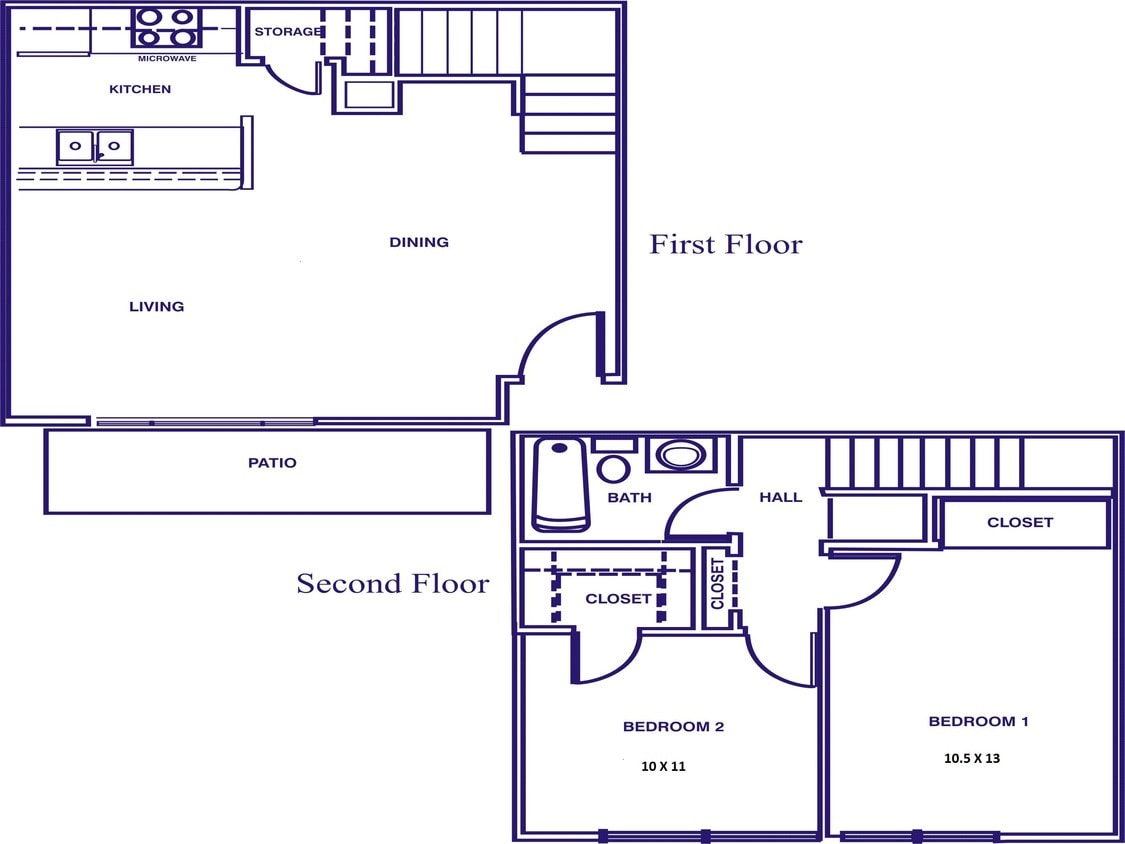 Floor Plan - Plan C Townhome