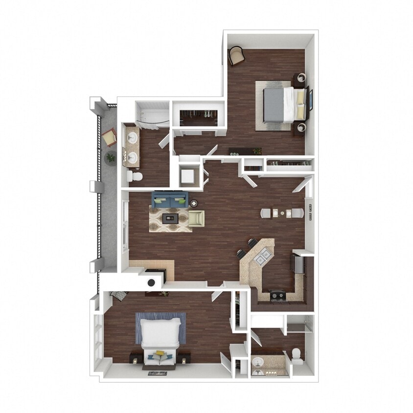 Floor Plan - B4A - The Villa at Marina Harbor