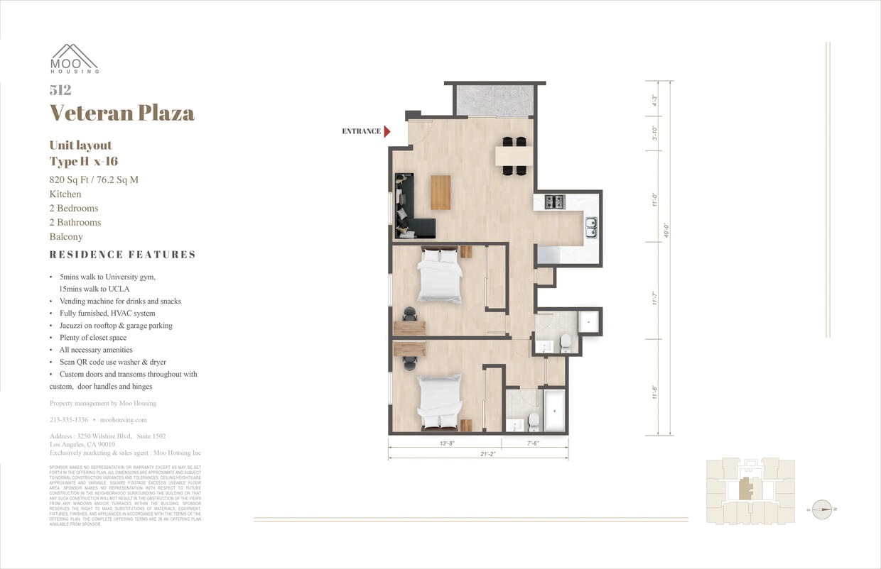 Floor Plan - Private room at 512 Veteran Ave 