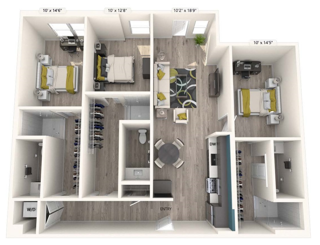 Floor Plan - C6V-FinishII-Unit206