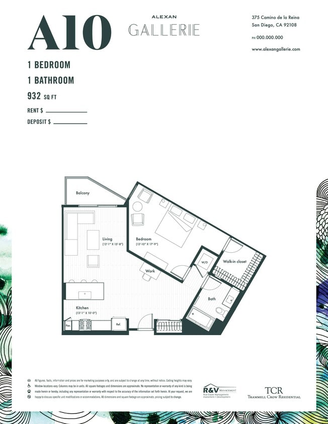 Floor Plan - A10 1x1