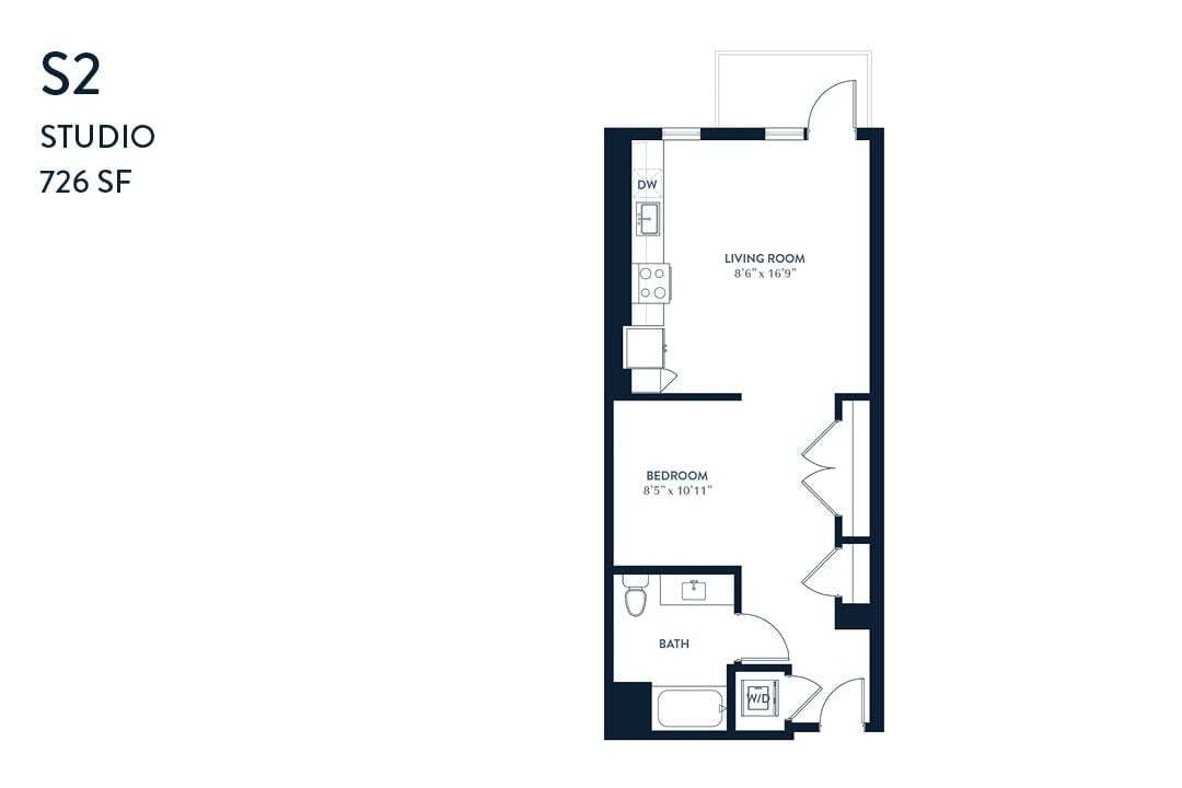 Floor Plan - Studio S2 
