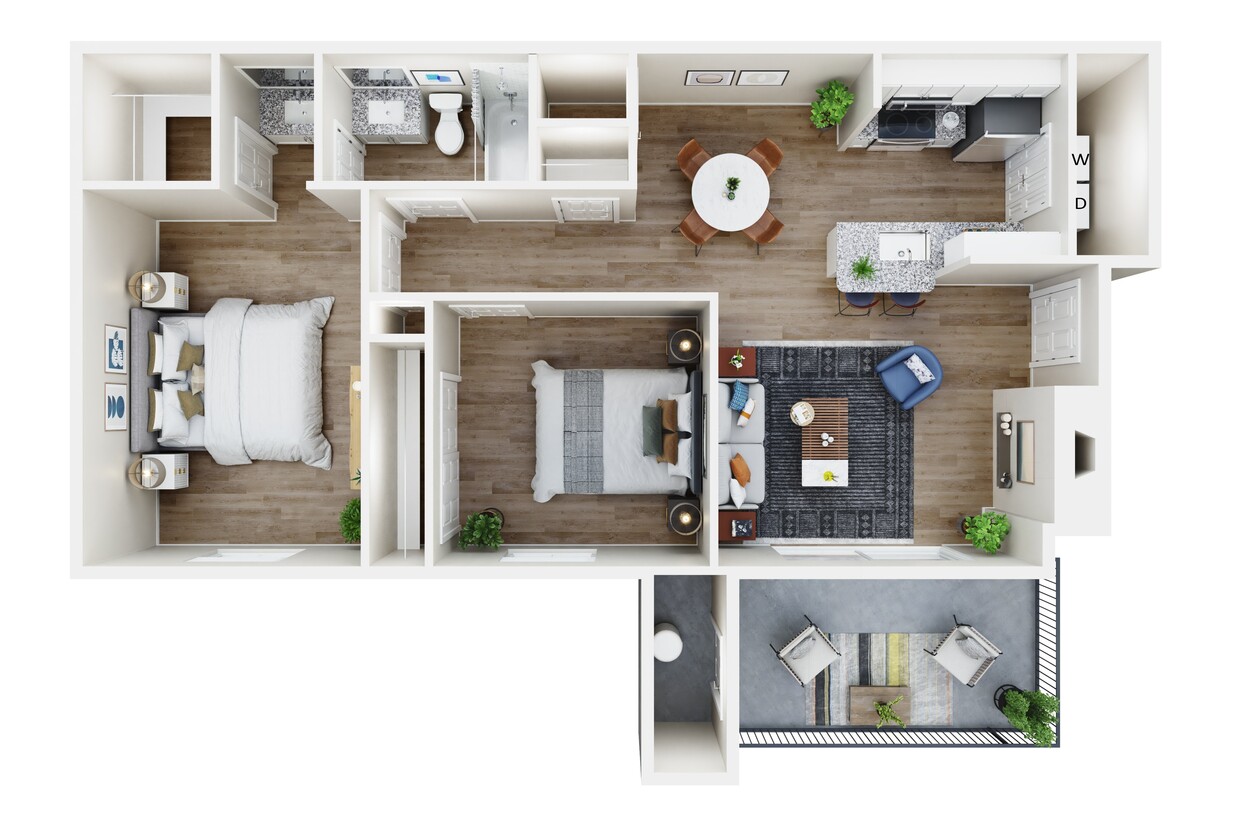 Floor Plan - B1 Renovated