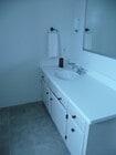 Clean, Simple bathroom - 425 Idaho Ave Condo Unit 8