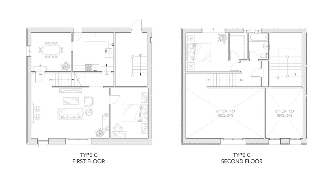 Floor Plan - Two Bedroom