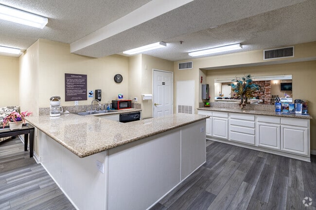 Clubhouse Kitchen - New Horizon Village Senior Apartment Homes