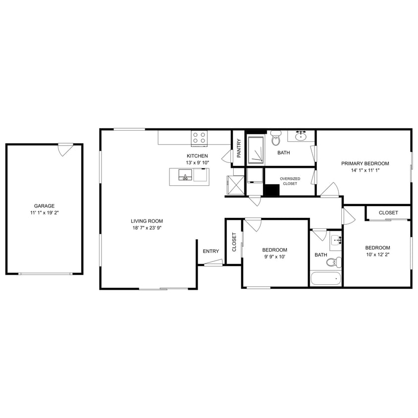 Floor Plan - Plan 1