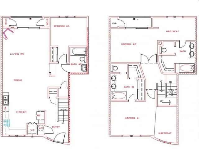 3BR/3BA - 3 Bedroom/3 Bath A
