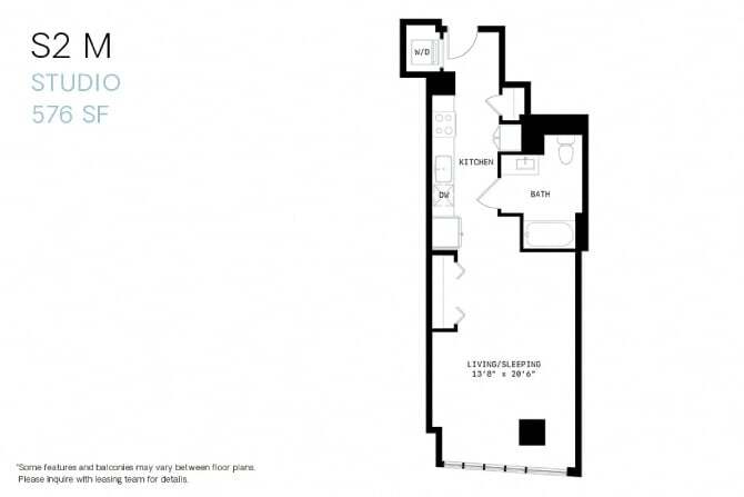 Floor Plan - Studio S2m