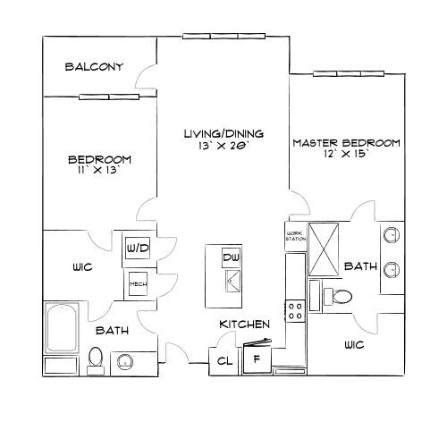 Floor Plan - Design 2B20