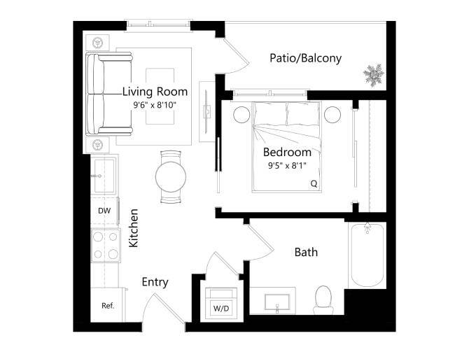 Floor Plan - 1650-Lincoln_1A