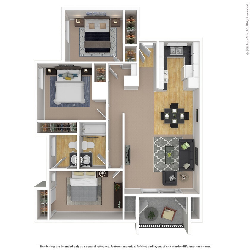 Floor Plan - B 3x1.5