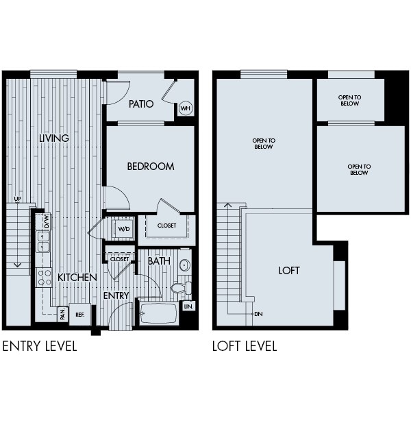 Floor Plan - Vantis Plan 1CL (Loft/Penthouse)