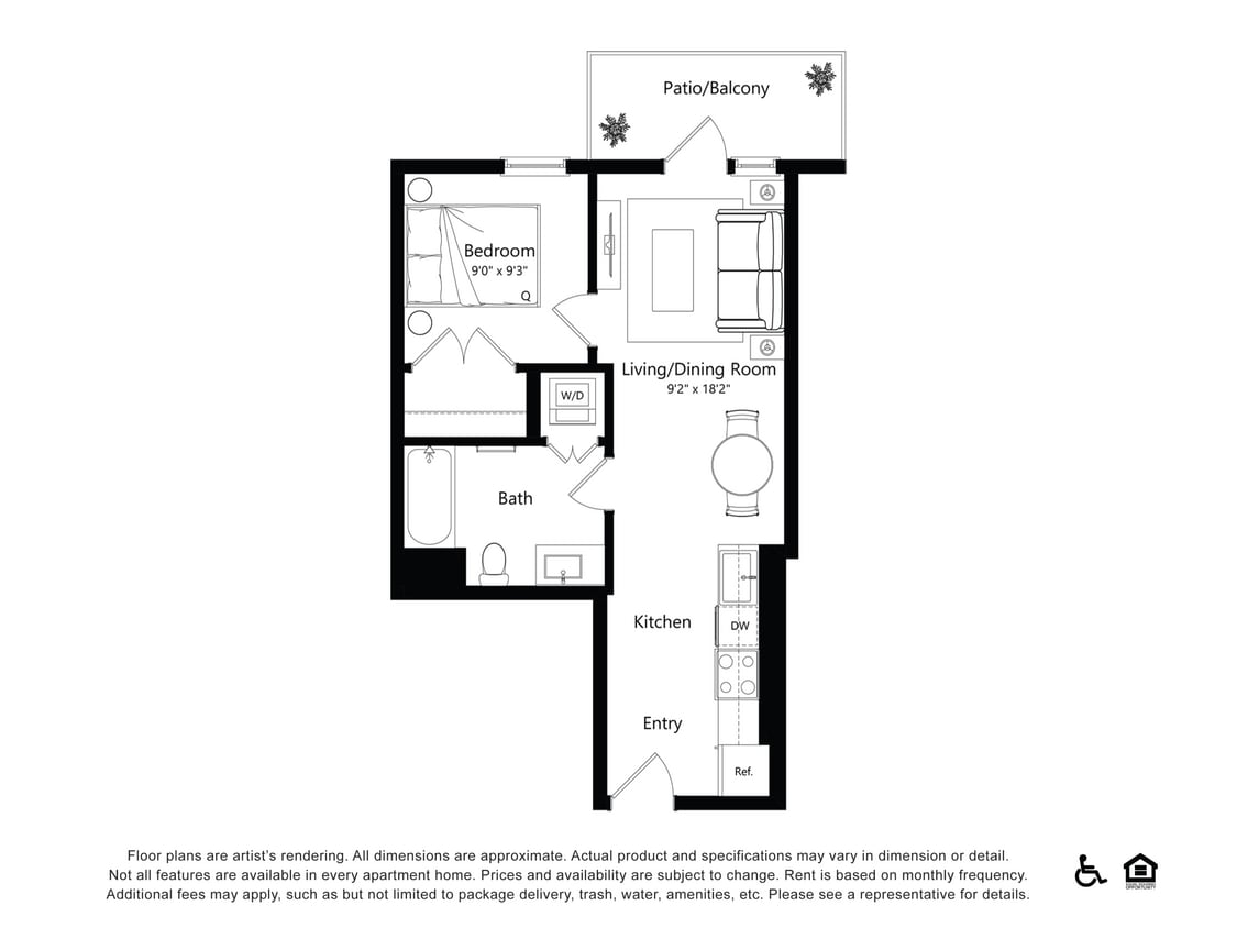 Floor Plan - 501-Broadway_1B8