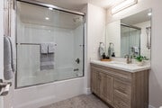 2BR, 2BA - 1,108SF - Primary Bathroom - The Secret Apartments