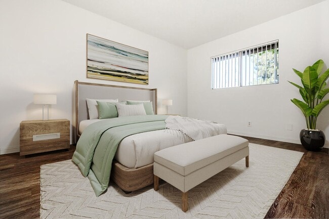 * Photos have been virtually staged for illustrative purposes. The furnishings, decor, and certain visual elements shown may not be present in the actual apartment. - Woodglen Apartment Homes