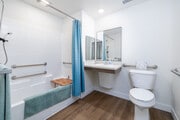 1BR, 1BA - 573SF - Bathroom - South River Village Apartments