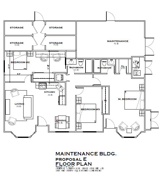 Floor Plan - 3 Bedroom 2 Bath