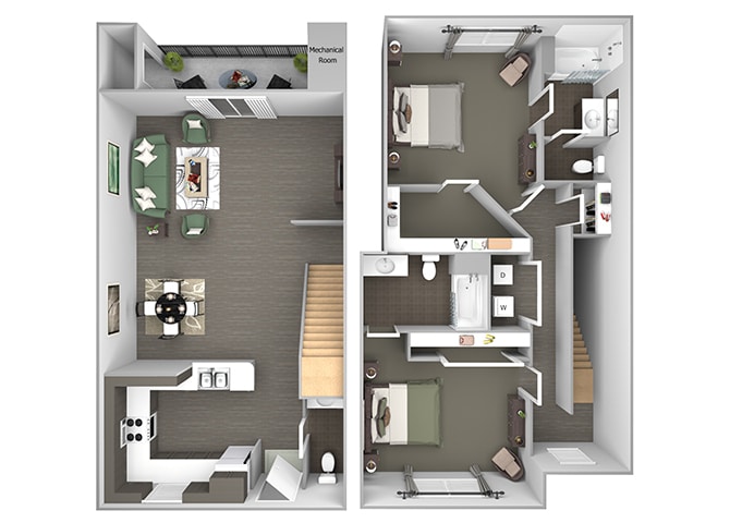 Floor Plan - B4 Townhouse