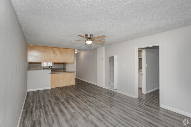 2BR, 1BA - 700SF - Living Room/Dining Room - 11037 Ferina St.