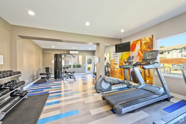 Fitness Center - The Summit at Chino Hills Apartment Homes