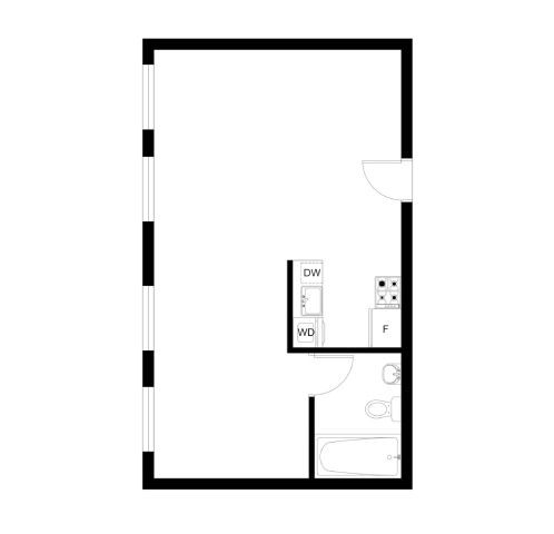 Floor Plan - Studio 1