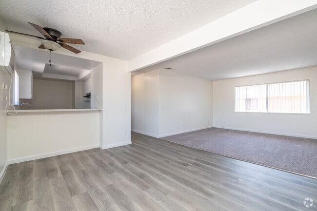 2BR, 1BA - 1025SF - Living room 1 - Cinnamon Creek Apartments