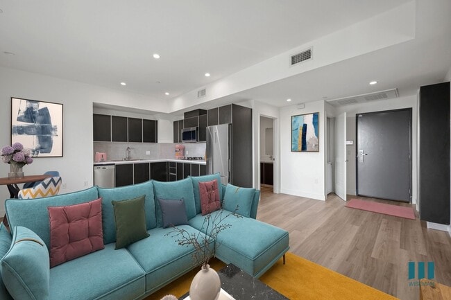 Open-Concept Kitchen, Dining, and Living Room - Sherman Floor Plan - Ogden Garden by Wiseman