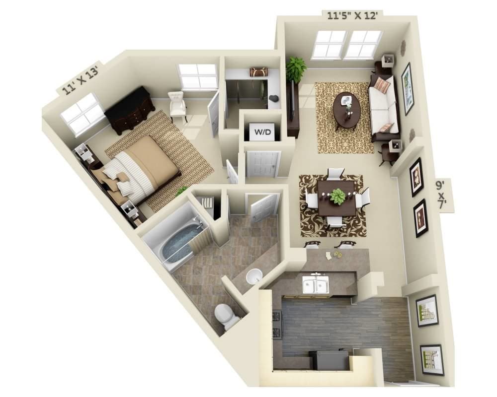 Floor Plan - the Brandy (A1F)