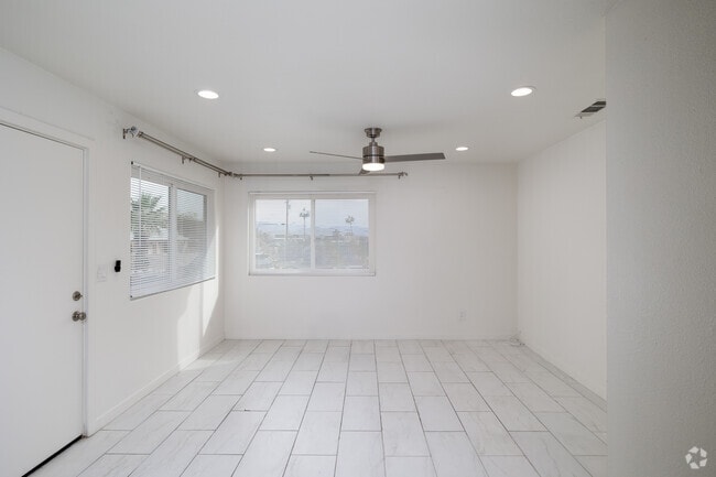 2BR, 1 BA - 850SF - Living Room - The Junipero Palm Springs