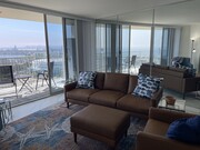 Living room - 700 E Ocean Blvd Condo Unit 2807