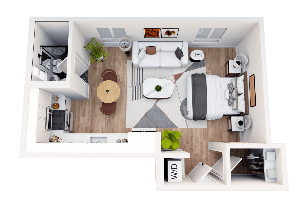 Floor Plan - Studio Plan A