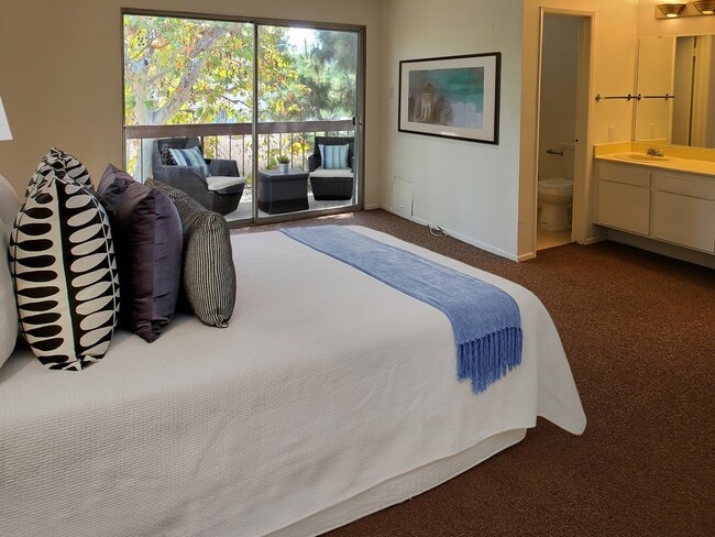 Master Bedroom Furnished Example - 440 Veteran Ave Unit 405