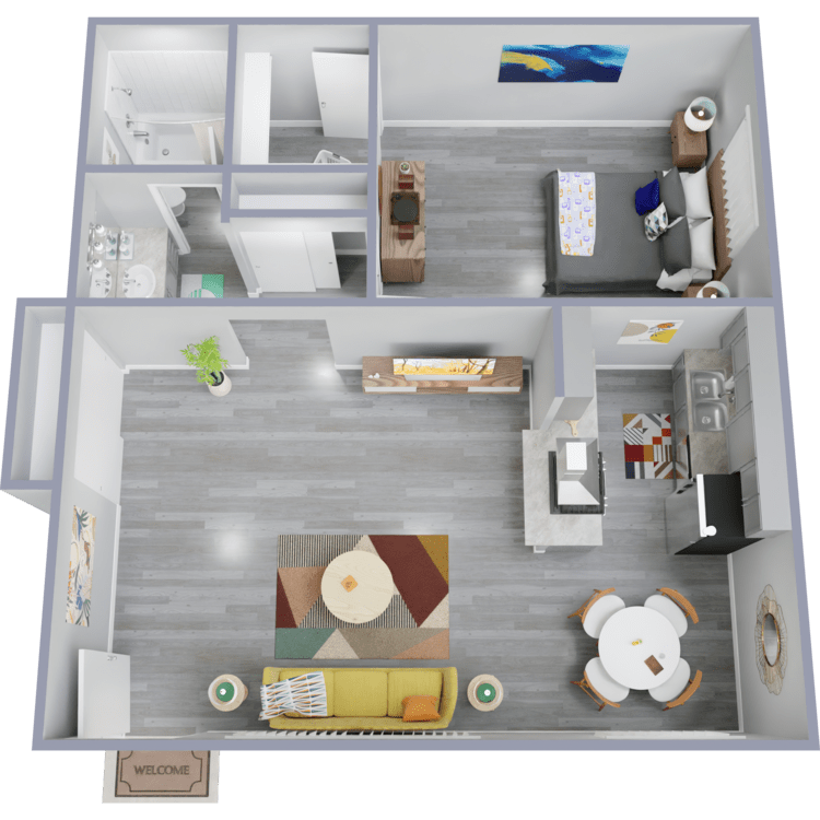 1b1b_Overhead_647713.png - One-Bedroom, One-Bathroom