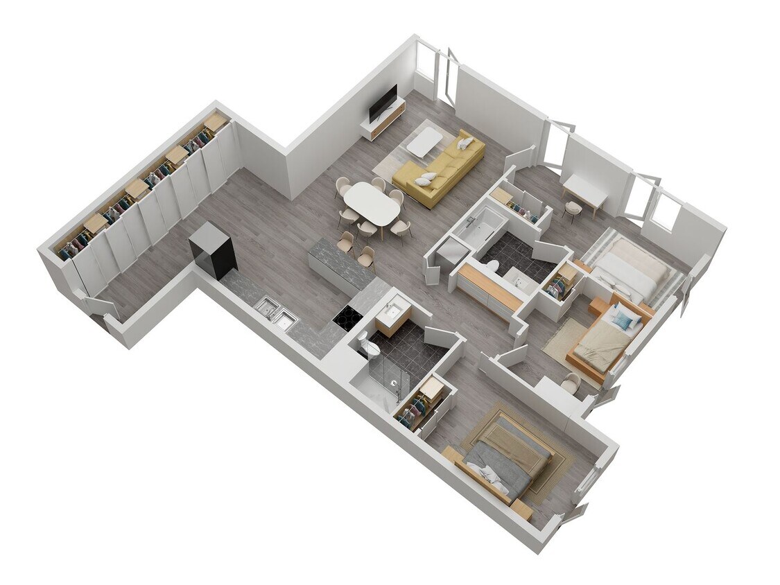 Floor Plan - Unit 101