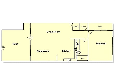 1BR/1BA - 1 Bedroom, 1 Bath