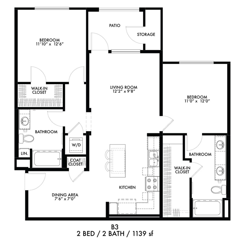 Floor Plan - Plan B3