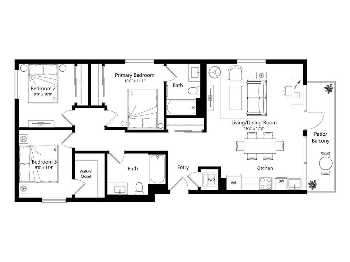 Floor Plan - 1430-Lincoln_3D.1