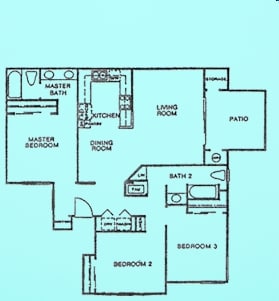 3BR/2BA - 3 Bed 2 Bath