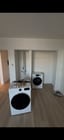 Stacked washer and dryer on left-hand side closet on right hand side - 20 29th Ave Unit 301